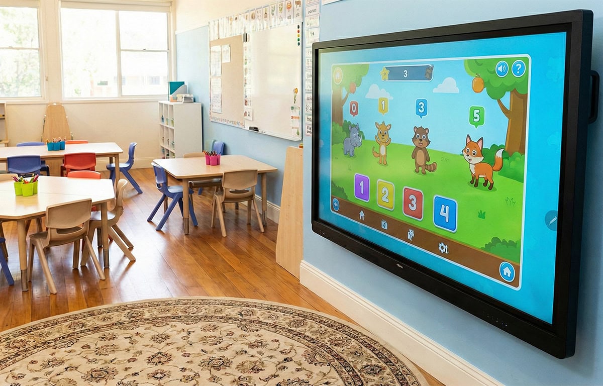 digital display screens for schools interactive displays