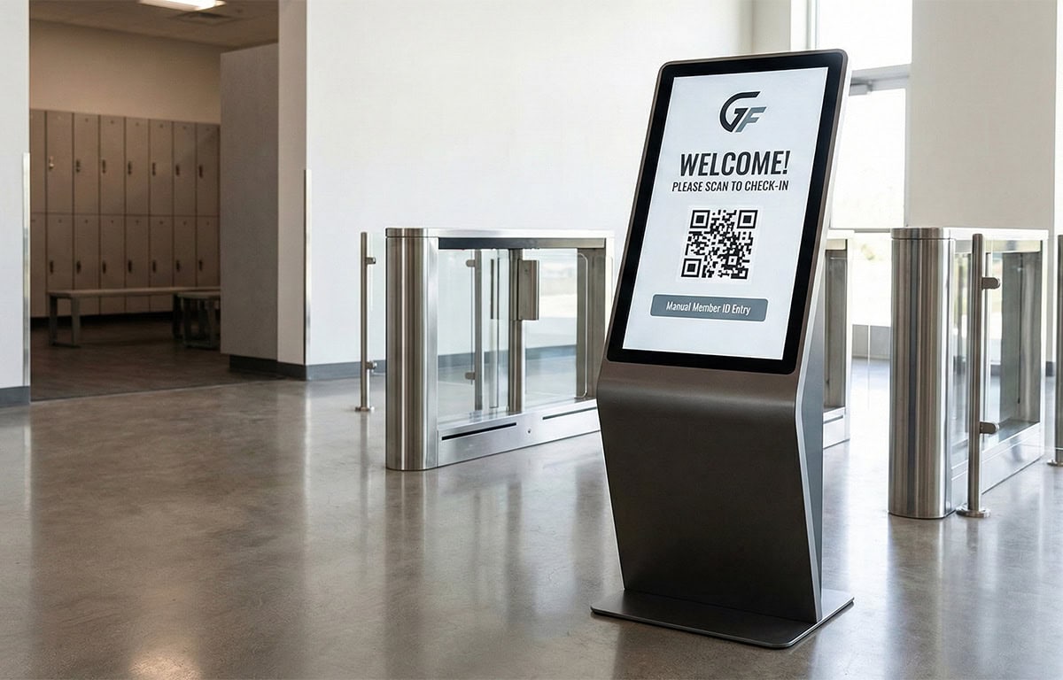 Digital Kiosks & Check-ins systems for gyms and fitness centres