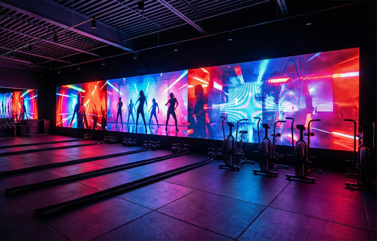 Video Walls & LED Solutions for gyms and fitness centres