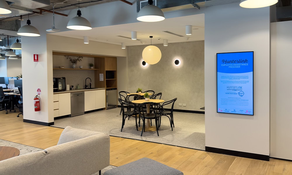 ccsg corporate office digital signage and displays