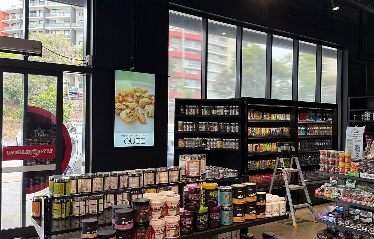 digital signage for gyms advertising system