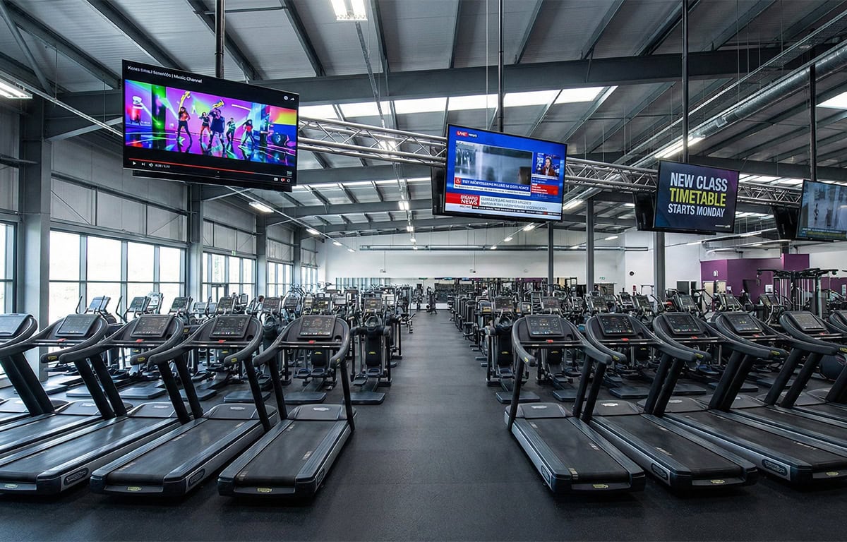 fitness center signage