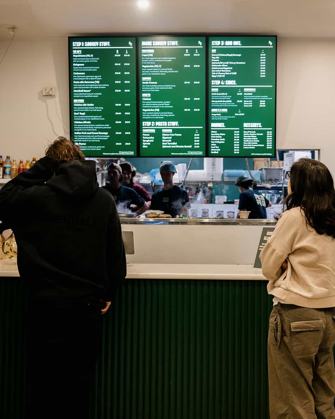 pasta prego melbourne digital menu boards digital signage and displays
