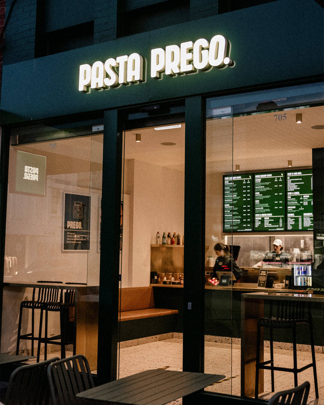 pasta prego melbourne digital menu boards digital signage and displays