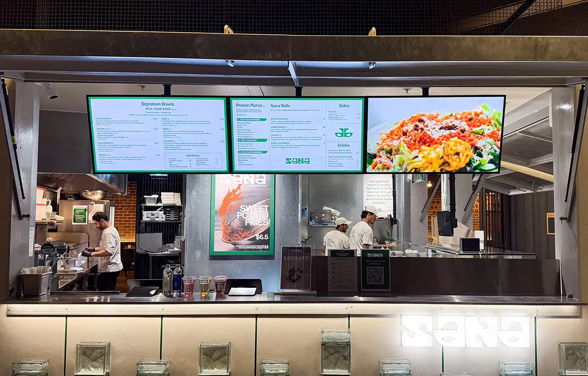 digital menu boards perth display australia