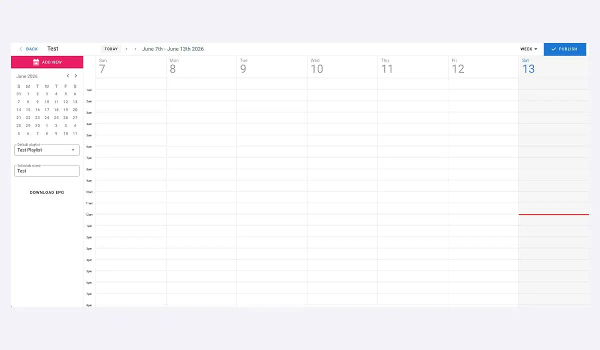 easysignage Schedule from anywhere
